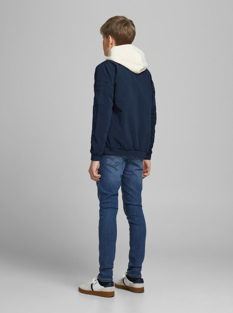 Veste Enfant Jack & Jones Rush Bomber Bleu - Kiabi