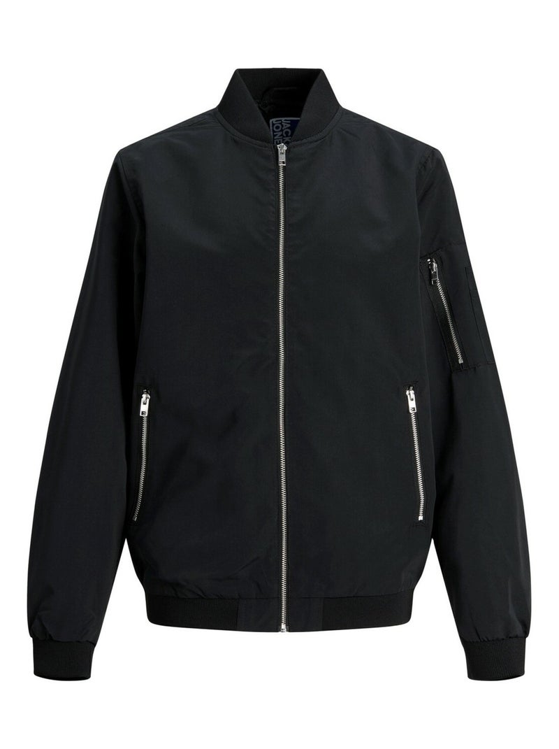 Veste Enfant Jack & Jones Rush Bomber Noir - Kiabi