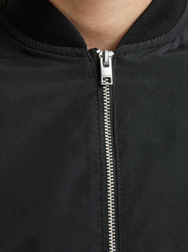 Veste Enfant Jack & Jones Rush Bomber Noir - Kiabi