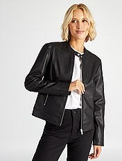 Veste Simili Cuir Kiabi La Mode A Petits Prix