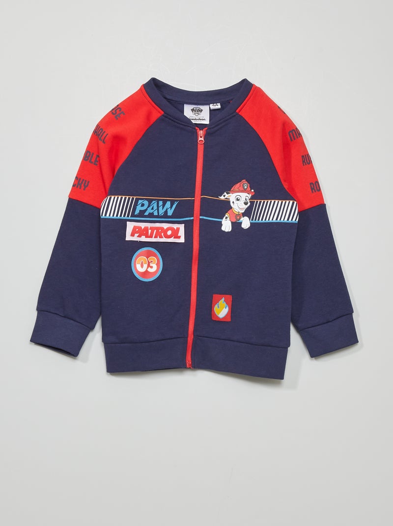 Veste esprit campus 'Pat Patrouille' bleu marine - Kiabi