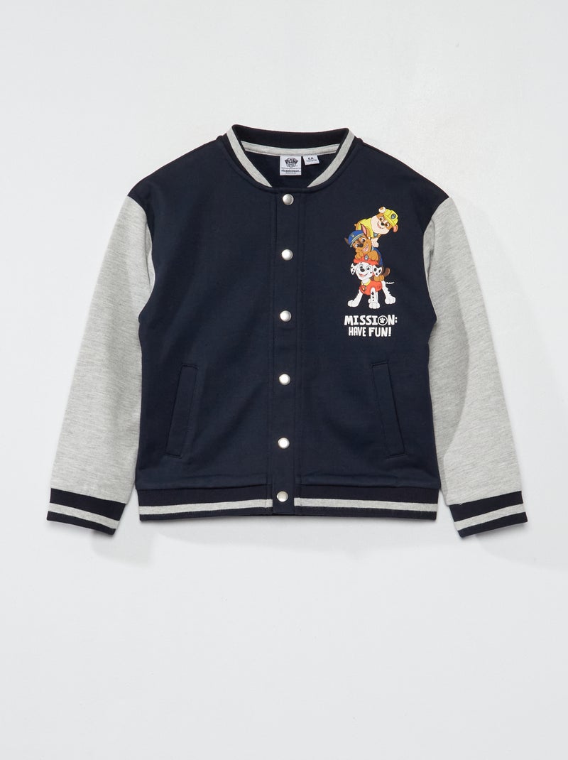Veste esprit campus 'Pat Patrouille' bleu marine - Kiabi