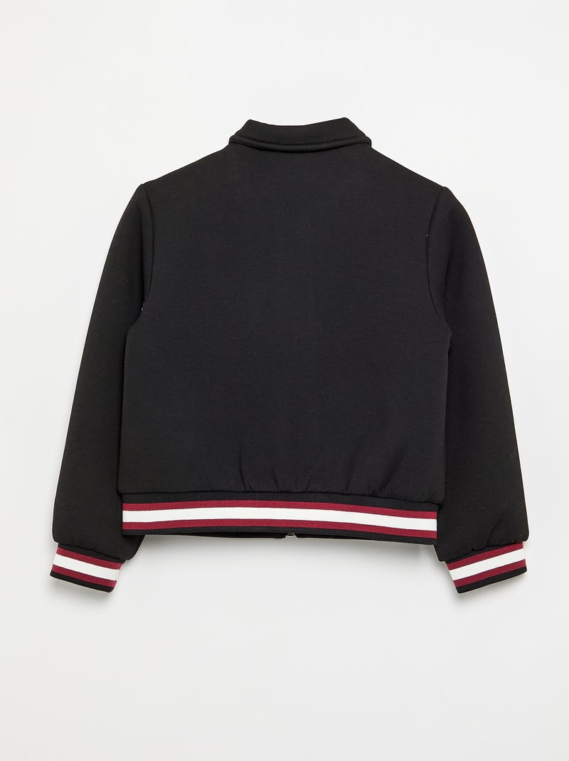 Veste esprit collègue à manches longues Noir - Kiabi