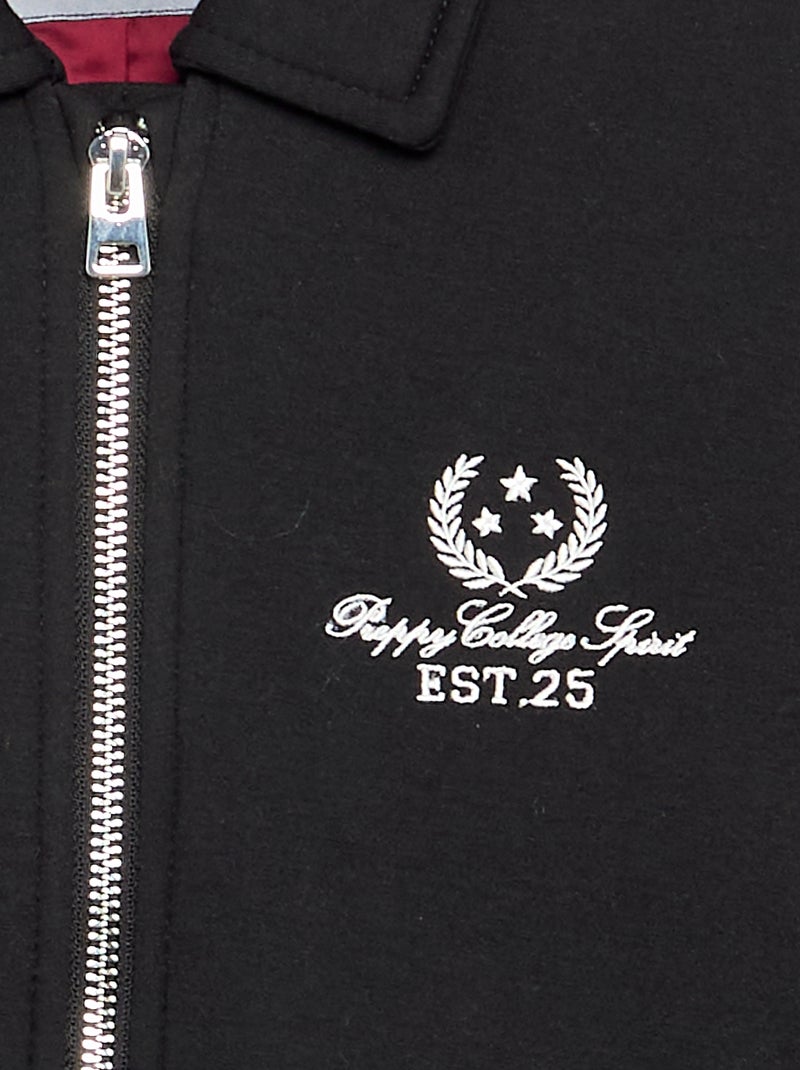 Veste esprit collègue à manches longues Noir - Kiabi
