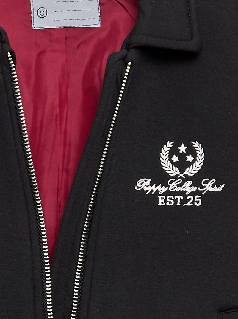 Veste esprit collègue à manches longues Noir - Kiabi