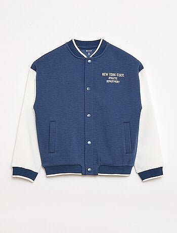 Veste esprit universitaire à manches longues