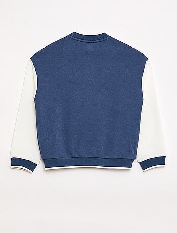 Veste esprit universitaire à manches longues