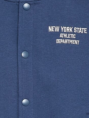 Veste esprit universitaire à manches longues