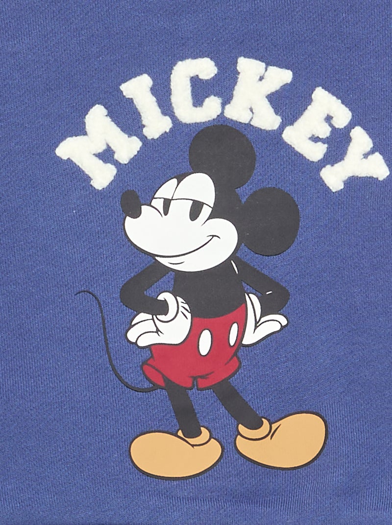 Veste esprit universitaire 'Mickey' 'Disney' Bleu - Kiabi