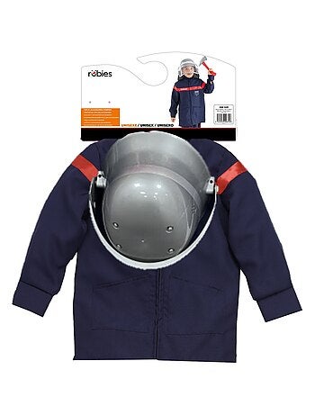 Veste et casque de pompier