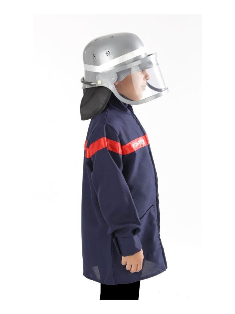 Veste et casque de pompier Bleu - Kiabi