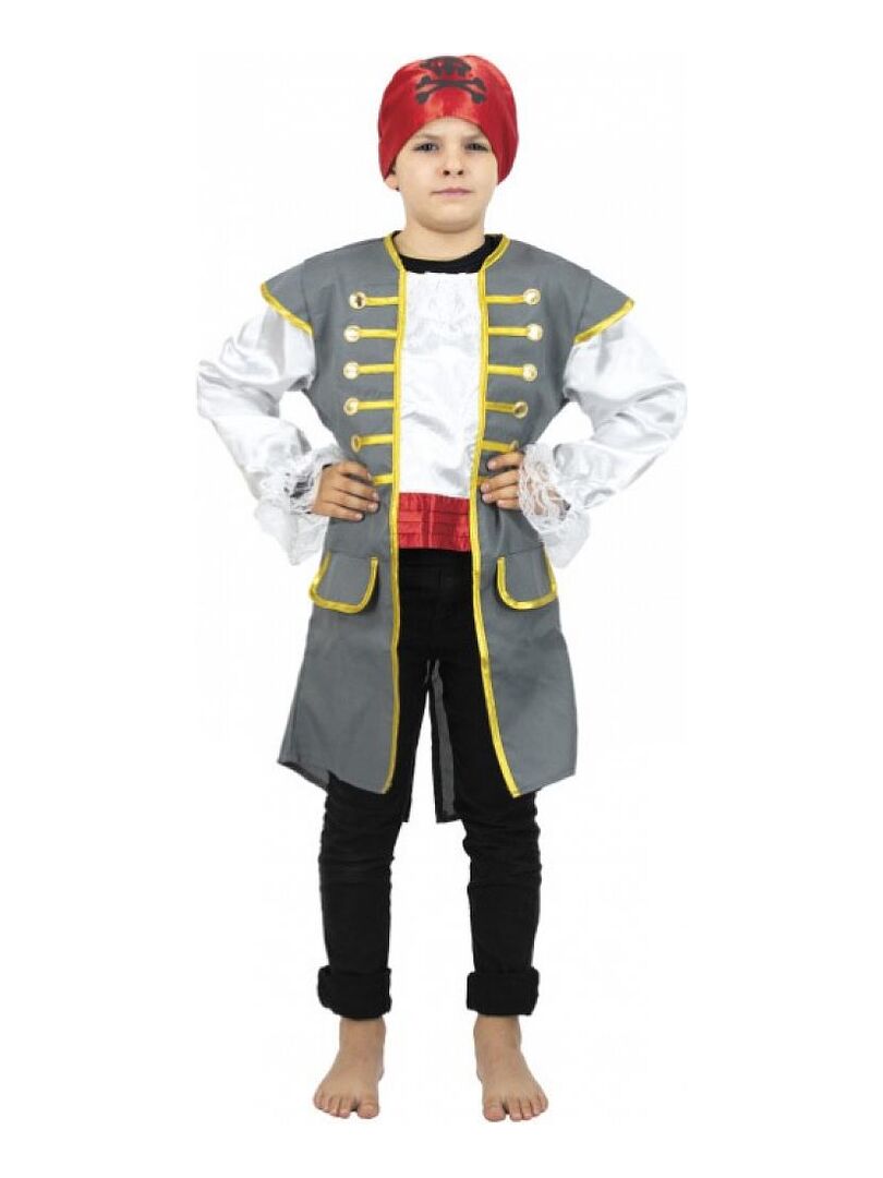 Veste et Foulard Pirate 4-6 ans Multicolore - Kiabi