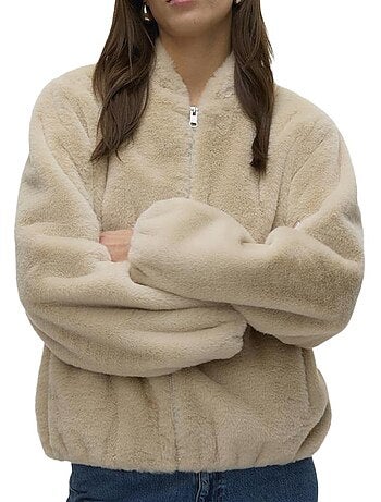 Veste Fausse Fourrure Femme Vero Moda