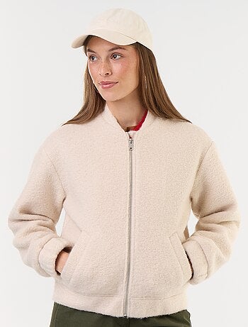 Veste faux lainage
