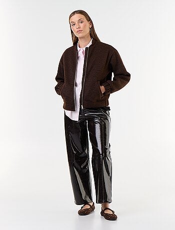 Veste faux lainage