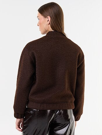 Veste faux lainage