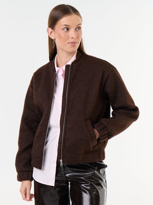 Veste faux lainage - Kiabi Veste faux lainage - Kiabi