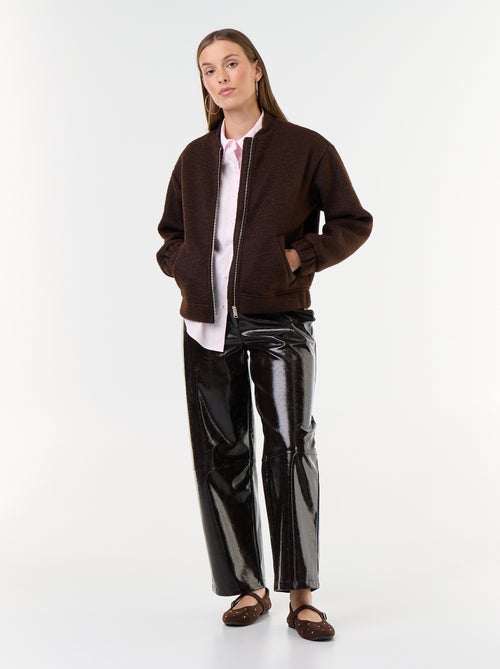 Veste faux lainage - Kiabi Veste faux lainage - Kiabi