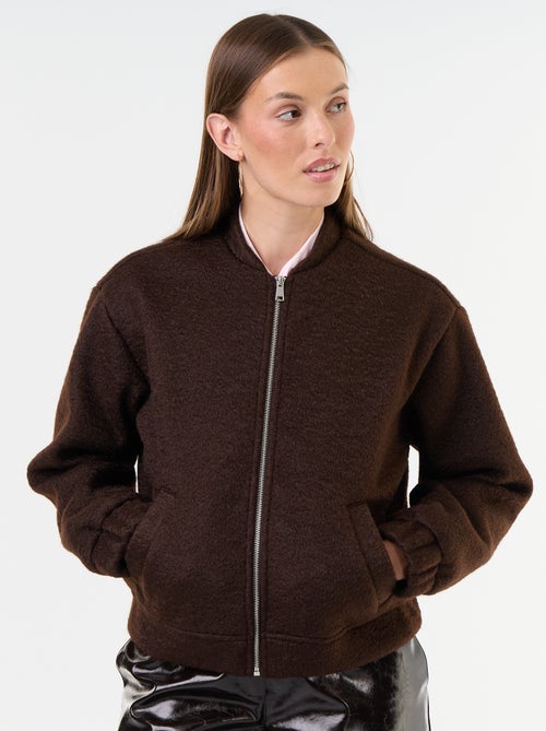 Veste faux lainage - Kiabi Veste faux lainage - Kiabi