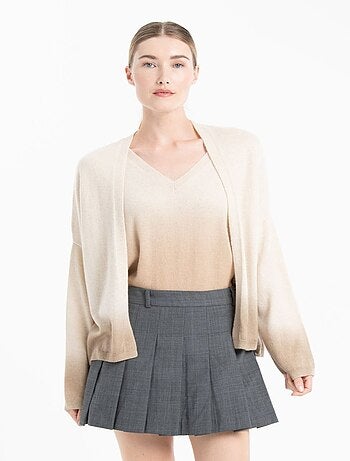 Veste femme 100% cachemire tie & dye - NAMI 12