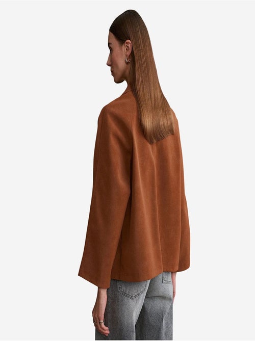 Veste femme à col chemise et boutons dilvin - Kiabi