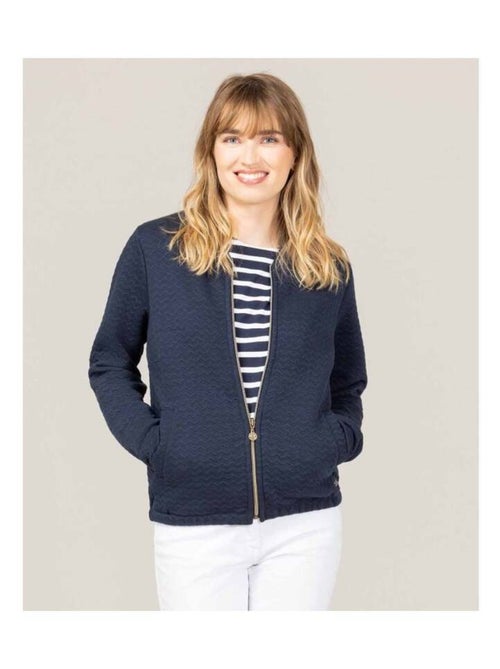 Veste Femme bleu marine - Kiabi
