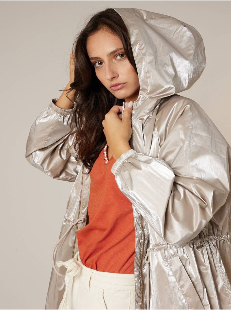 Veste femme en légère coupe fluide et féminine 'Deeluxe' Bronze - Kiabi