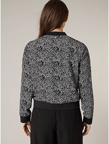 Veste femme fluide et légère, imprimé graphique 'Deeluxe'