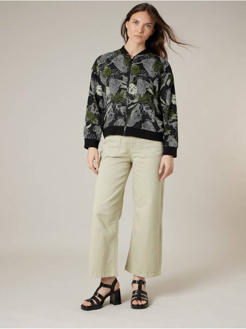 Veste femme légère imprimé tropical et animalier 'Deeluxe' - Kiabi