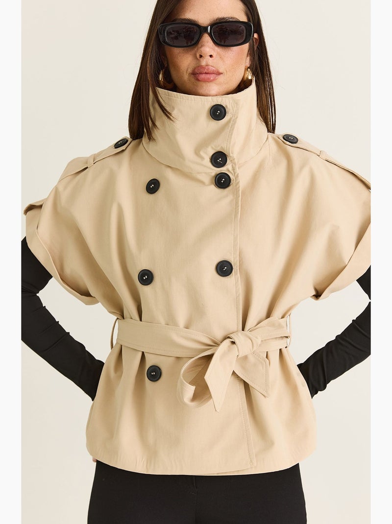 Veste femme lucci Beige argile - Kiabi
