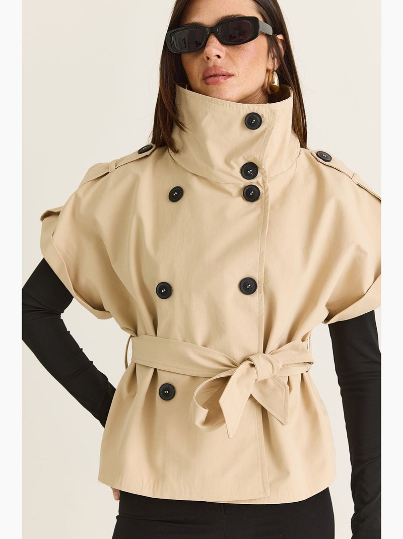 Veste femme lucci Beige argile - Kiabi