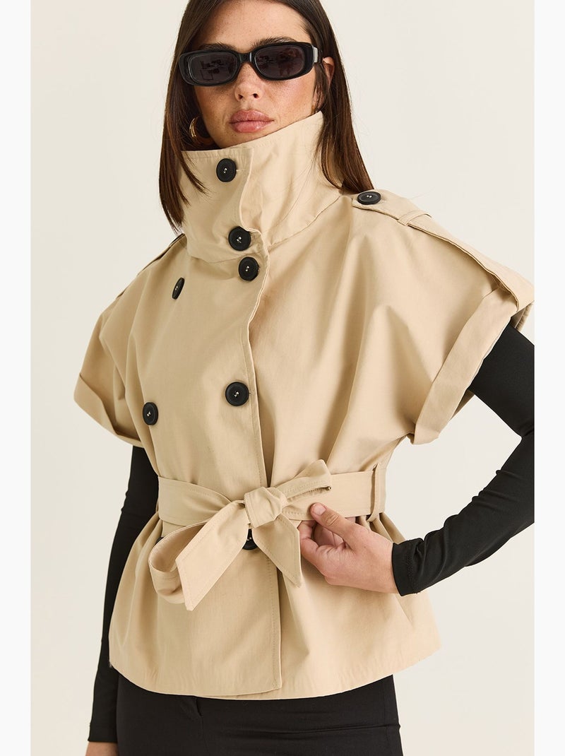 Veste femme lucci Beige argile - Kiabi