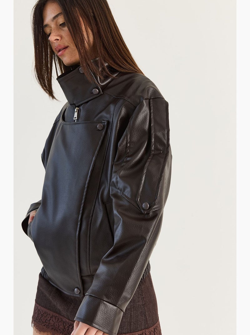 Veste femme lucci Marron foncé - Kiabi