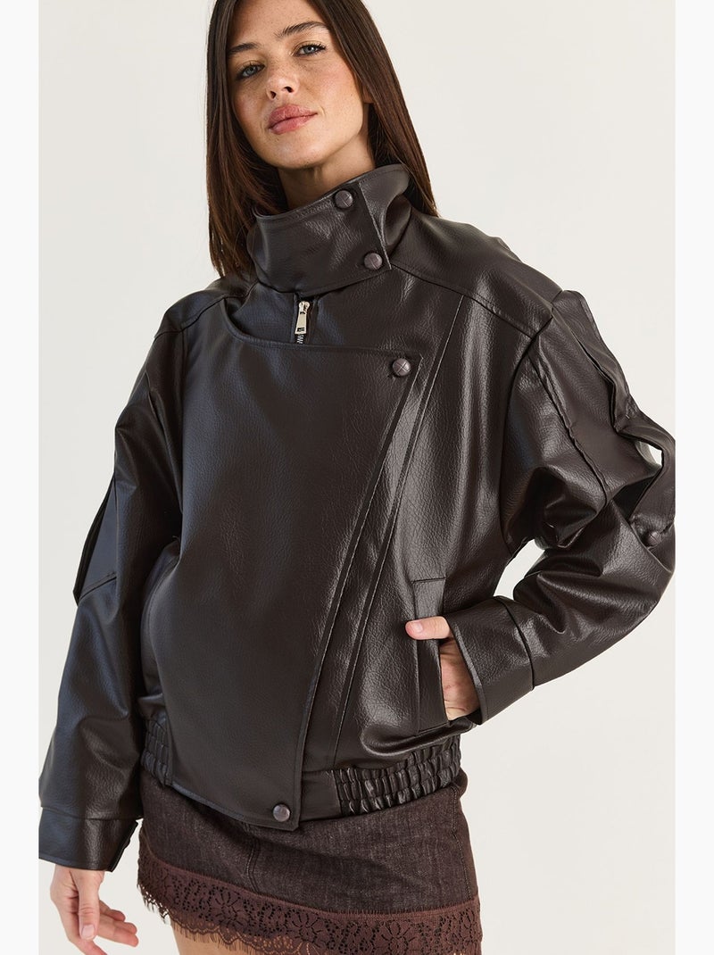 Veste femme lucci Marron foncé - Kiabi