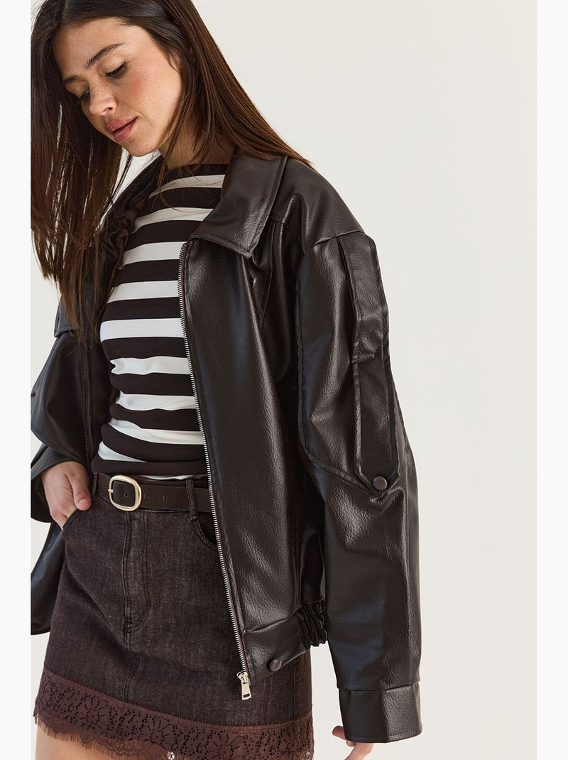 Veste femme lucci Marron foncé - Kiabi