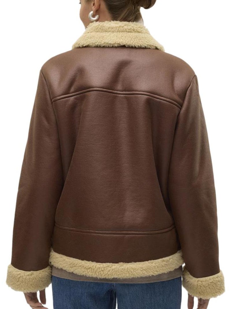 Veste Femme Vero Moda Marron cappuccino - Kiabi