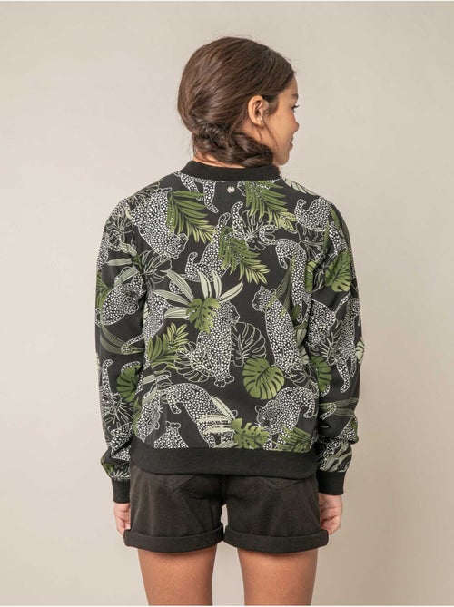 Veste fille légère imprimé tropical et animalier 'Deeluxe' - Kiabi