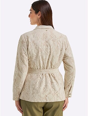 Veste Finitions Dentelle - Taille Standard - Sheego