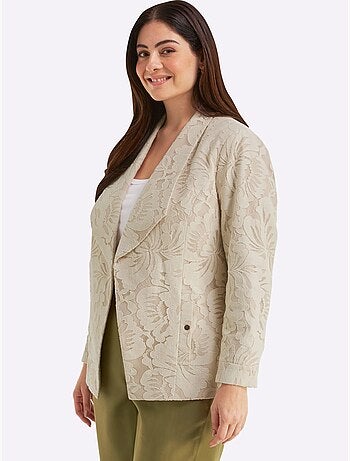 Veste Finitions Dentelle - Taille Standard - Sheego