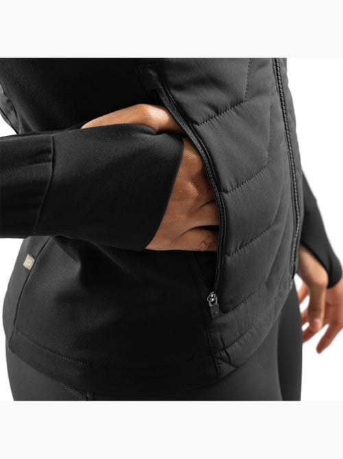 Veste fitness isolante légère femme fitness femme resolve - Kiabi