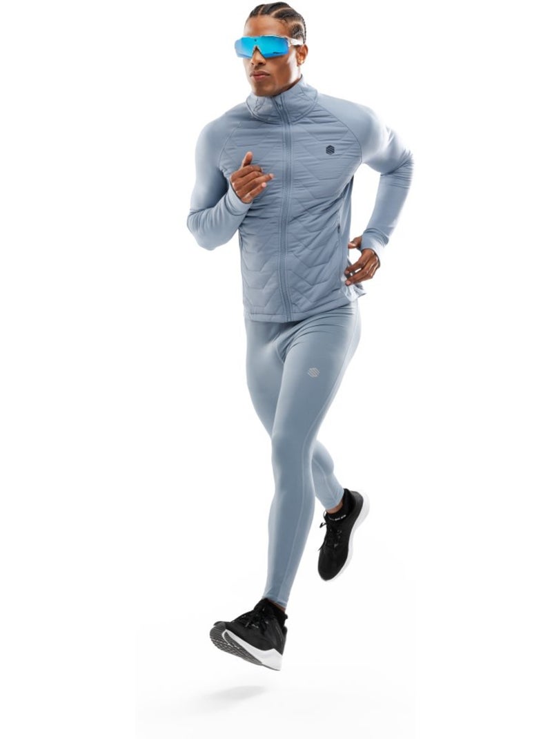 Veste fitness isolante légère homme fitness homme recharge Bleu - Kiabi