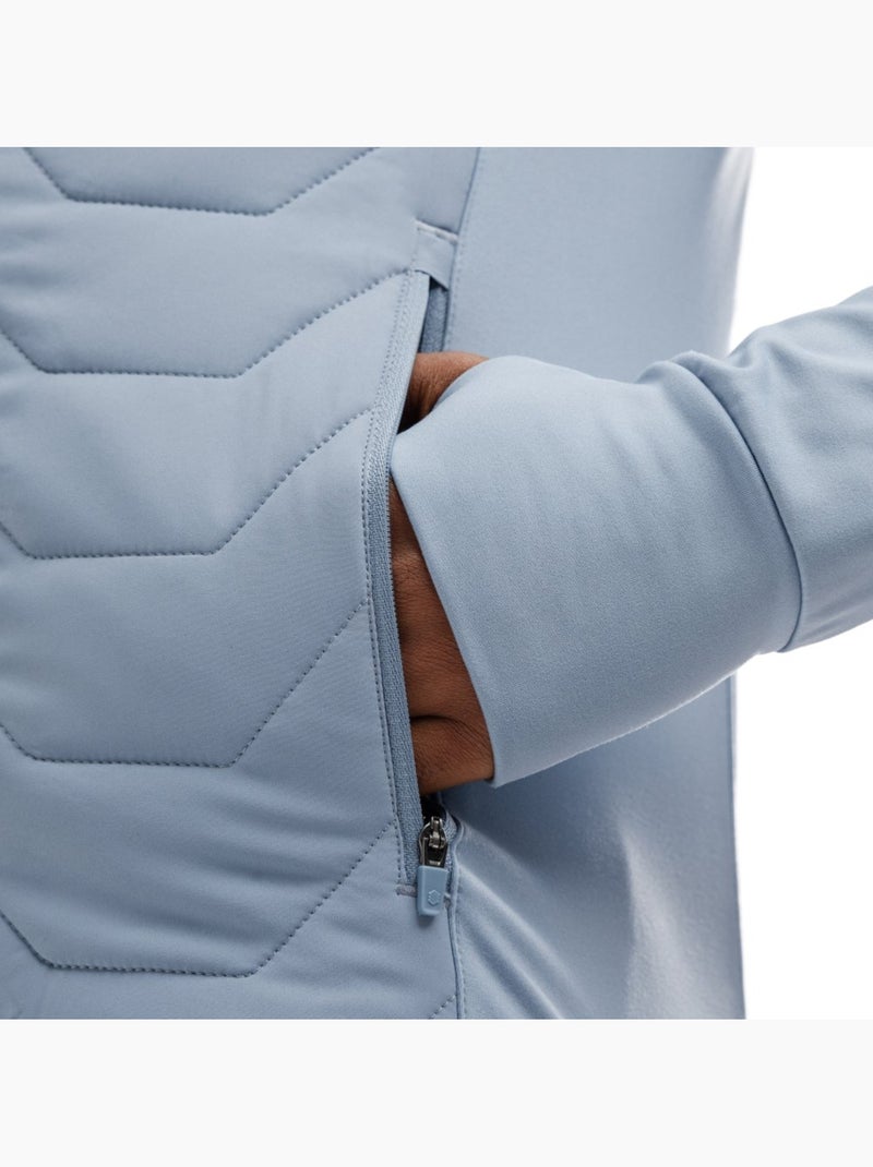 Veste fitness isolante légère homme fitness homme recharge Bleu - Kiabi