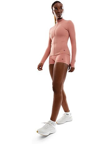 Veste fitness zippée ultralégère femme fitness femme pelican