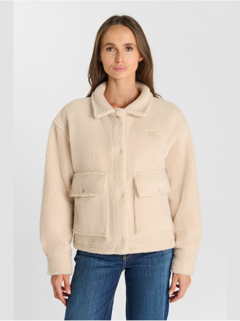 Veste floriane 'le temps des cerises' Beige - Kiabi