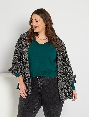 Veste fluide imprimée