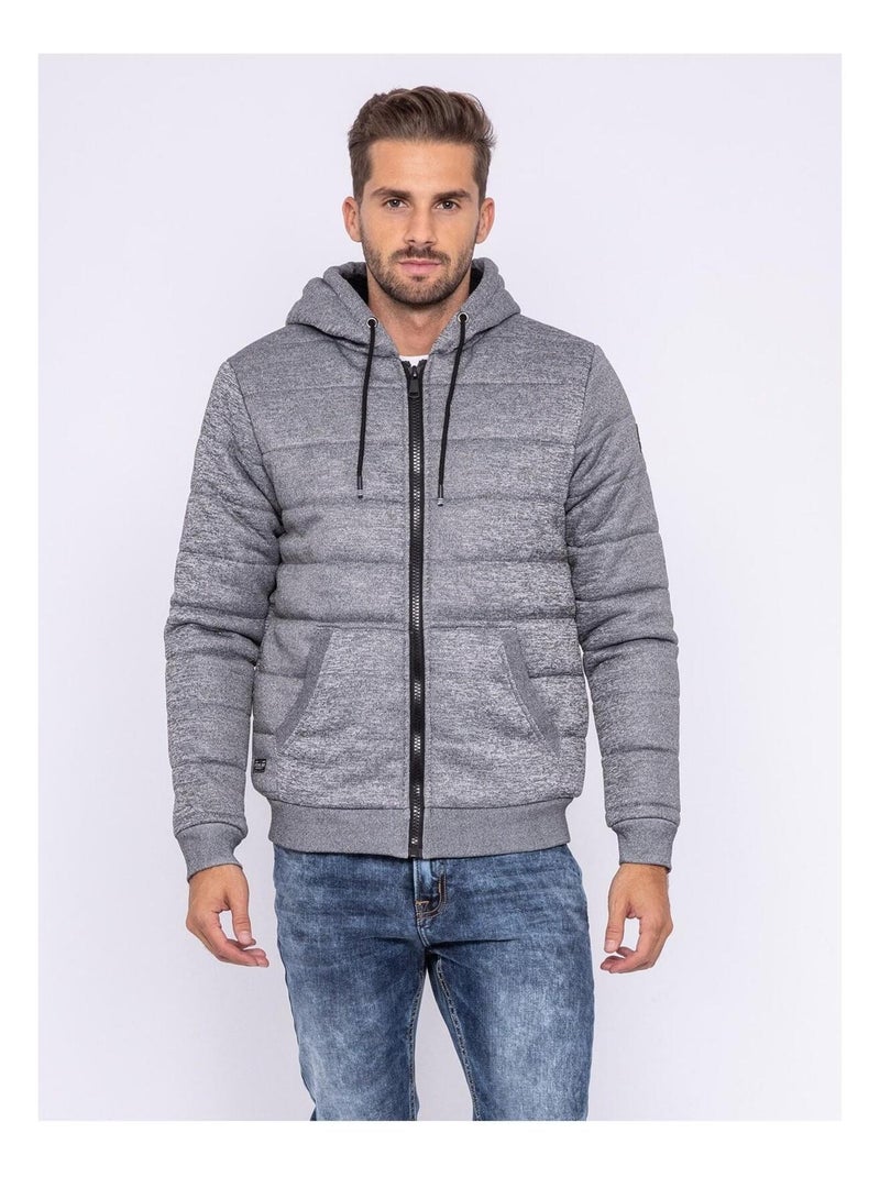 Veste fourrée capuche ZELKO Gris - Kiabi