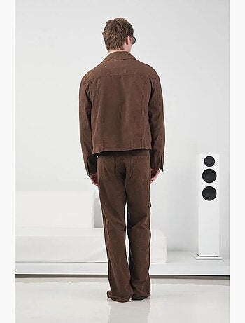 Veste gabardine coton poche giesto