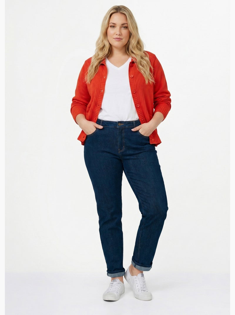 Veste gilet court épais - Afibel Framboise - Kiabi