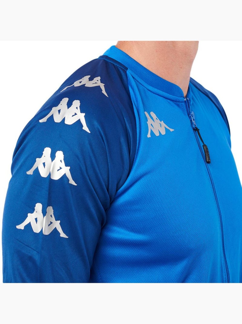 Veste Homme Kappa Soccer Bleu Bleu marine Blanc - Kiabi
