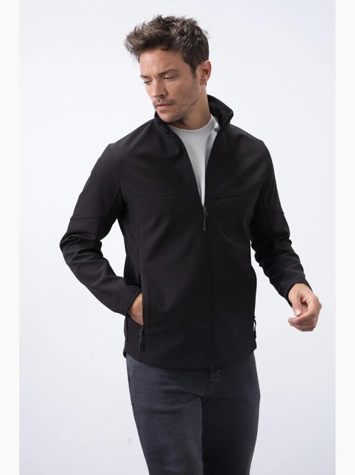 Veste homme unie en scuba, fermeture zippée tommy - Kiabi Veste homme unie en scuba, fermeture zippée tommy - Kiabi